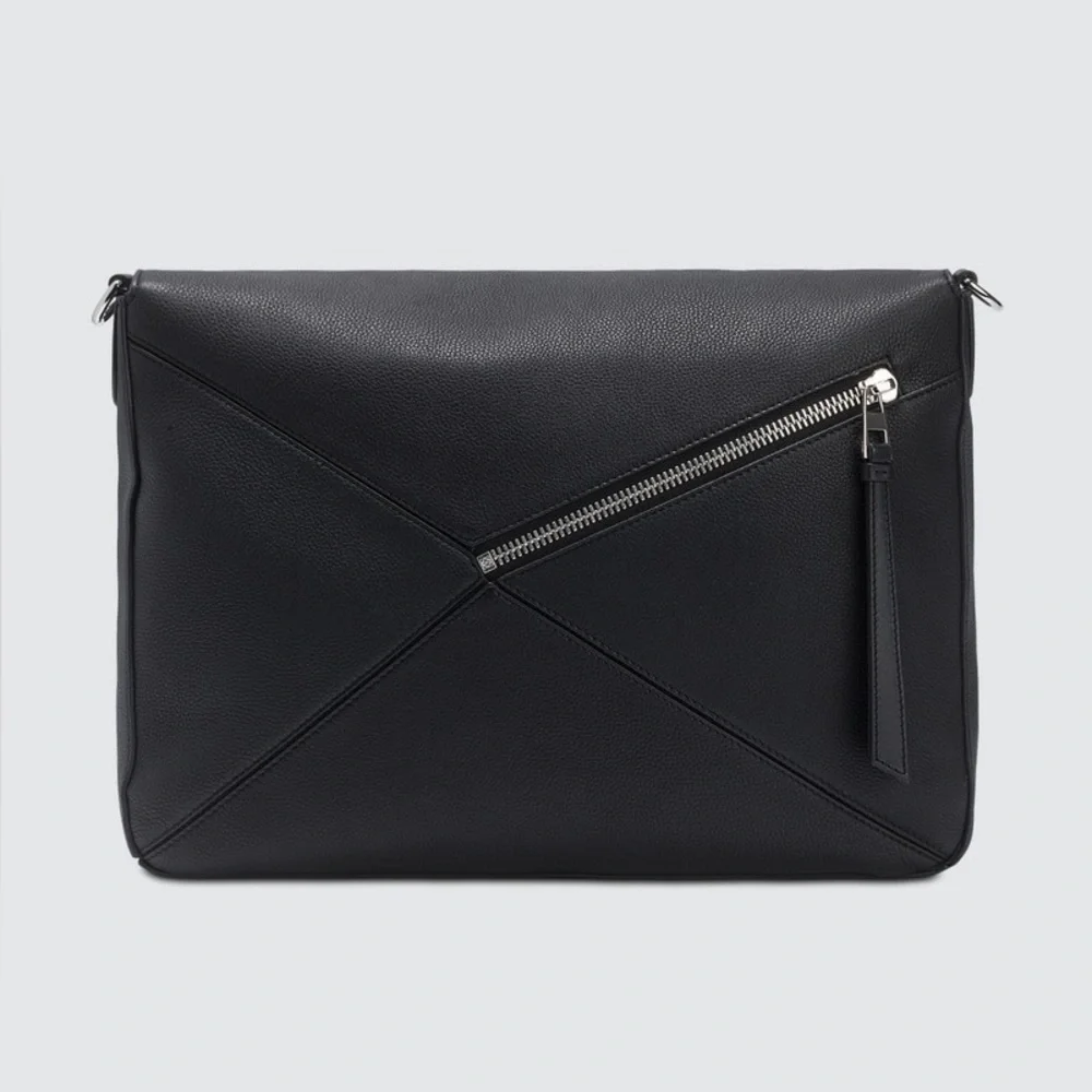 Loewe Puzzle Black Messenger Bag